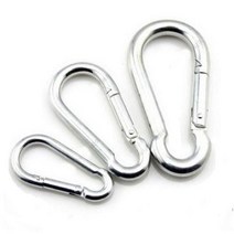 지브크레인 1톤호이스트 수동윈치 이동식크레인 스테인레스 스틸 304 다양한 종류의 모델 로프 호이스트 암벽 등반 스프링 버클 체인 링크 빠른 후크 더 편리한 4 개몫, 없음, 10mm