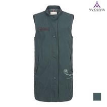 올리비아로렌 레터링 포인트 롱 베스트 VVCQCVM3431