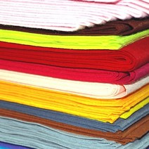 [문구조아] 칼라 부직포 칼라펠트 4절부직포 10장 보라, 10개