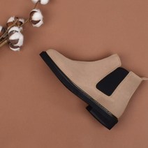 남성 스웨이드 키높이7cm 첼시부츠