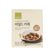 ORGA 가정식 마일드카레 300g (150gx2봉) 별식 술안주 간편식 캠핑 혼밥 자취 튀김, 3개