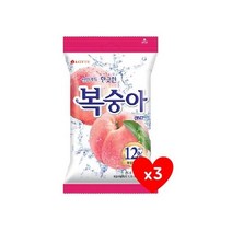 롯데 복숭아캔디 153g 3개 심심풀이 사무실간식 탕비실사탕 유아간식 군것질 졸음방지, 1개