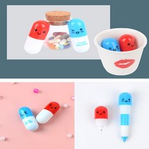 뚜껑볼펜 귀여운볼펜 학습용볼펜 볼펜판촉 문구용품, 3단형