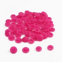 다이소 똑딱이 단추 만능 똑딱착 펜치 패딩 수선 패치 라운드 플라스틱 스냅 버튼 패스너 KAM T5 12mm 의류 클립 이불 커버 시트 버튼 20-100 세트, 03 50세트, 27 로즈 레드