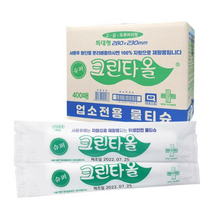 슈퍼크린타올 업소용 물티슈 400매 4BOX (총 1600매) 일회용 물수건, 400개, 4박스