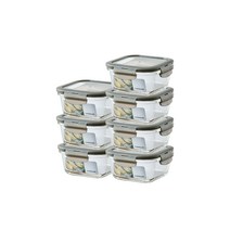 락앤락 유로 오븐글라스 정사각 500ml_그레이_7개