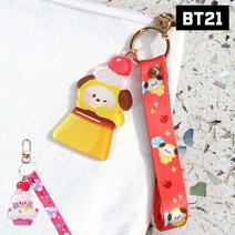 BT21 열쇠고리 키링 가방고리 다이어리 에어팟 지갑, MANG