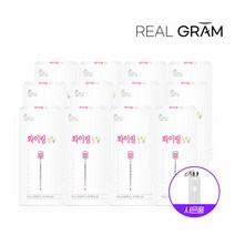 [리얼그램] 화이링워터W 석류맛 12박스(120회분) + 보틀 증정, 화이링워터W 12개