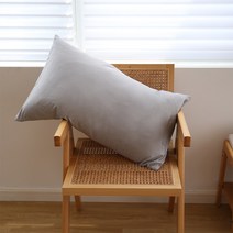 베게커버 있다 귓가 심플 가볍게 사치한 100S 공단 순 면 베개 플러시벨벳 넥 워머 48 74CM 외짝 2654114968