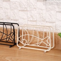 [2HOT] 물고기 철제 도마꽂이, 블랙