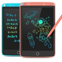 다채로운 8.5 인치 전자 드로잉 보드 LCD 화면 태블릿 디지털 그래픽 그리기 태블릿 필기 패드 보드 펜 쓰기, [02] 파란
