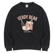 [블랙 맨투맨] VERDI BEAR 남자 여성 기모 맨투맨 40종