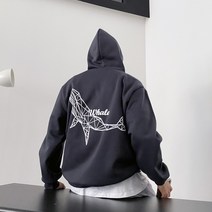 꼰스 퍼스널 스트록 돌핀 오버핏 후드티