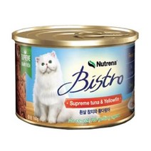 비스트로 고양이캔 생선, 46개, 흰살참치 + 황다랑어 혼합맛