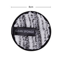 메이크업 클렌저 리무버1/3Pcs 8cm 메이크업 리무버 패드 포머 스킨 클렌징 워셔블 재사용 가능한 마이크로, 07 8cm 1pc  07