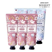 부케가르니 체리블라썸 핸드크림 50ml x3개 + 베이비파우더 핸드크림 50ml x3개, one color, free