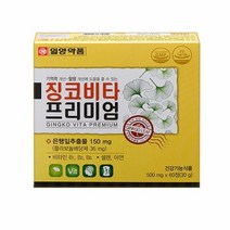 징코비타 은행잎추출물 혈행건강 기억력개선 2개월분, 징코비타 은행잎추출 혈행개선 기억력개선 2개월