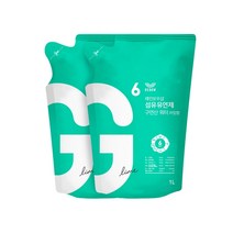 레인보우샵 섬유유연제 구연산 워터 라임향 1L 리필x2, 2개