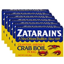 미국 Zatarains 자타라인 크랩 보일 시즈닝 드라이 85g (6팩 배송) / Boil Seasoning in Bag, 6개 배송