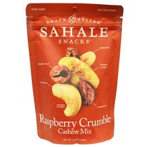 Sahale Snacks 라즈베리 크럼블 캐슈 믹스 80 온스 226 그램 2팩
