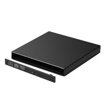 shangren 외부 DVD 인클로저 SATA 외부 DVD 케이스에 광학 디스크 SATA USB 2.0 외부 DVD, 137x135x18mm, 블랙, 아크릴로 니트릴 부타디엔 스티렌 플라스틱