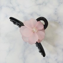 SUNNYDAY 국산 왕 꽃 플라워 꼬임 헤어집게핀 13cm 큰 빅 대형 올림머리 반머리 집게핀 성인 여성 헤어핀 머리핀 CCC4