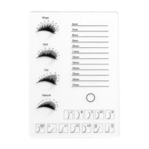 핸드자키 수동자키 전동자키 1속눈썹 홀더 연장 접착제 팔레트 아크릴 보드 패드 래쉬 도구 OEM 개인 상표, 02 Clear