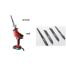 컷쏘 컷소기 충전컷소 전동공구 리튬 왕복 속도 조절 멀티 무선 전기톱 목재 금속 절단 톱, 미국 플러그