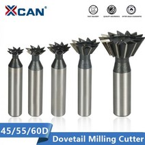 초경 합금 탄소강 엔드밀 밀링 XCAN 도브테일 커터 45 55 60 도 CNC 라우터 비트 스트레이트 생크 HSS, 10x60Degrees