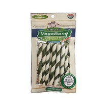 베게브랜드 강쥐 스트레스해소 개껌 밀크클로렐라스틱 10개입 이갈이 개간식 집에있는강쥐 씹는본능충족 텐탈스틱 치아