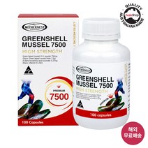 마더네스트 호주직구 초록홍합 그린쉘 머슬 7500mg 100정(사은품증정) 뉴질랜드 초록입홍합, 100캡슐, 1개