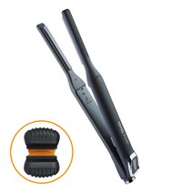 G7-R10 디오비 속볼륨 슬림 고데기 뿌리볼륨 전문가용, 블랙펄 파인 3중 코팅