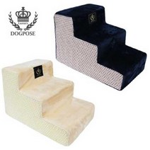 보들한 감촉의 원단 애견 삼각형 3단스텝 스파니엘, 단일사이즈