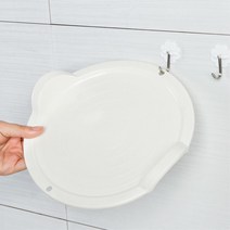 간편조리 전자렌지 용기 받침 트레이 (화이트), 1개