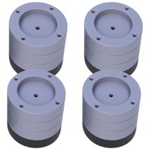 파시오네 가구 발 높이조절 책상 다리 탁자 침대 소파 의자 높이기, 6. 소형 3단(3.5cm) 4개 1 set