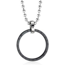 드래곤 펜던트 목걸이 라운드 링 티타늄 스틸 액세서리 스테인레스 힙합 체인