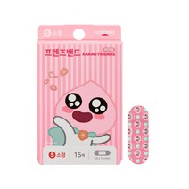 [일동제약]카카오 프렌즈 캐릭터 반창고 밴드(소형) 16입, 단품