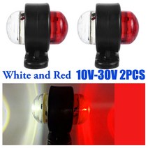 볼보트럭부품 스카니아 2PCS 12V 24V 트럭 트레일러 조명 LED 사이드 마커 위치 램프 트럭 트랙터 클리어런