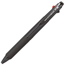 미쓰비시 연필 3 색 볼펜 제트 스트림 0.7 투명 블랙 쓰기 쉬운 SXE340007T.24