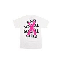 Anti Social Club 캔슬드 티셔츠 화이트 301362