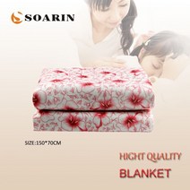 휴대용 전기 담요 무릎 열선 난방 soarin 가열 220v 가열 플러시 couverture chauffante electrique 매트리스