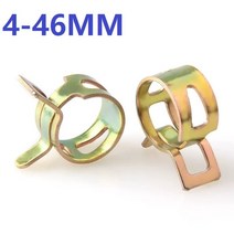 조인트 클램프 10 pcs4mm-37mm 연료 스프링 클립 진공 실리콘 호스 클램프 자동차 오일 워터 파이프, 39 46mm 1pcs