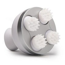 두피 마사지기 3D 전기 마사지 롤러 무선 두피 마사지 케어 지방 무게 버너 장치 기계 손실 스파 건강 슬림, 01 회색