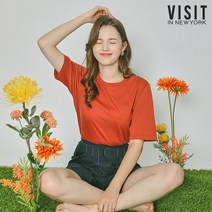 [비지트인뉴욕] 베이직 실켓 티셔츠(VW6STV1)