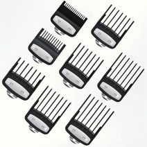 전문 8 개 헤어 클리퍼 리미트 빗 .5 4.5mm 커팅 가이드 어태치먼트 이발사 교체 Wahl Andis babyliss에 적, 한개옵션1, 한개옵션0