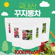 100%국산 건강한 구찌뽕차 100티백x6팩 뽕잎차 꾸지뽕잎 커피대용 몸에좋은차