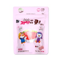 해호 뽀로로 동결건조과자 요거트 품은 과일이 쿵 딸기 16g, 3개