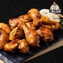 헐크치킨 국내산 오븐구이 치킨 세마리 냉장 에어프라이어치킨, 3마리, 650g
