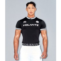 VOLANTE Voltex Field Uniform Collection Short Sleeve Compression [Black]