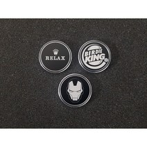 골프 메탈 레이저마킹 자동차 브랜드 볼마커 세트, 40mm, 기타브랜드